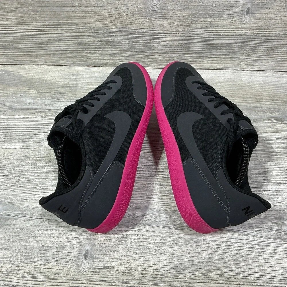Nike Cheyenne No Sew Sneakers 2012 Black Pink Sole 555953-006 RARE Men's Size 11
